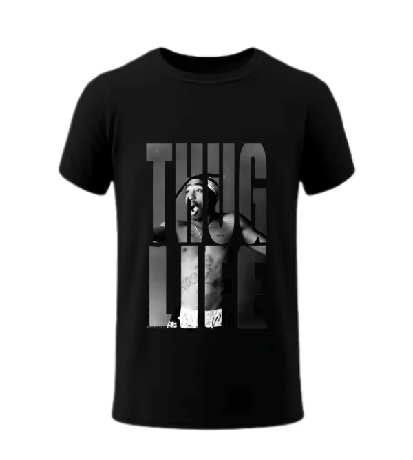 Tupac - Thug life - Black