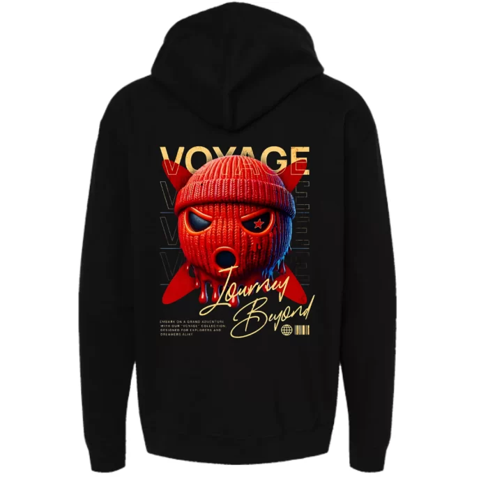 Voyage - Hoodie Negra