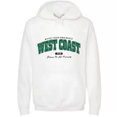 West Coast - Hoodie Blanca