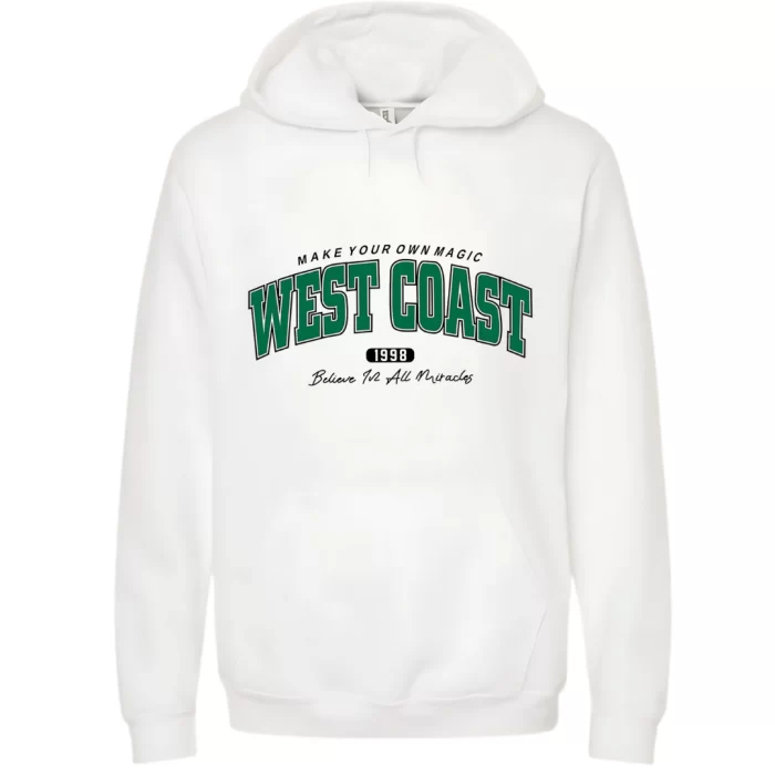 West Coast - Hoodie Blanca