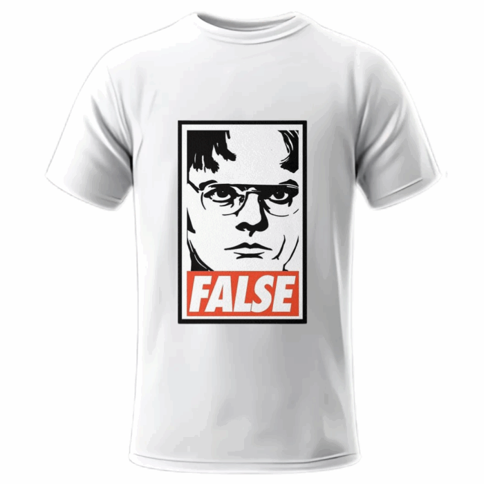 Dwight Schrute FALSE - Playera
