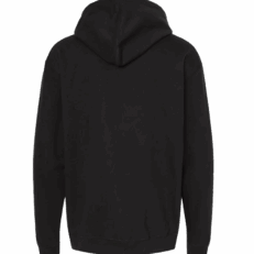 Hoodie Mockup Negro Posterior