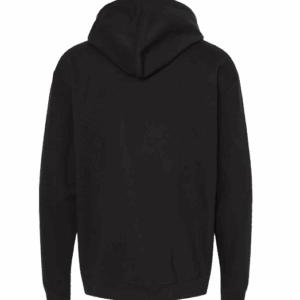 Hoodie Mockup Negro Posterior