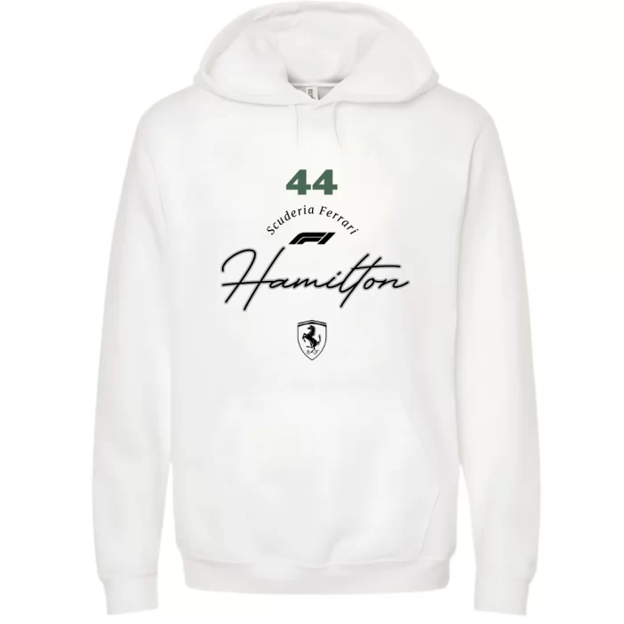 Lewis Hamilton Ferrari - Hoodie Blanca