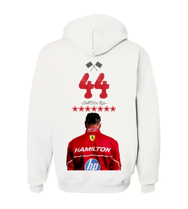 Lewis Hamilton Still We Rise - Hoodie Blanca