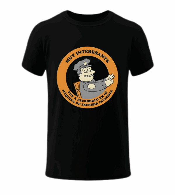 Maquina de Escribir Invisible Jefe Gorgory - Playera