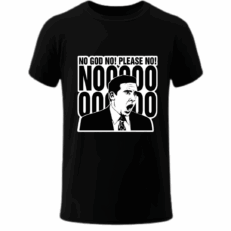 Michael Scott GOD Please NOO!- Playera Marino