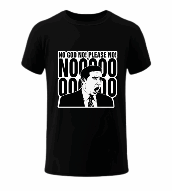 Michael Scott GOD Please NOO!- Playera Marino