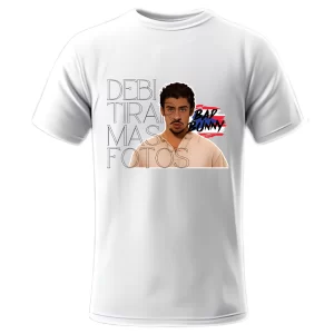Playera Bad Bunny DTMF 02 Blanca