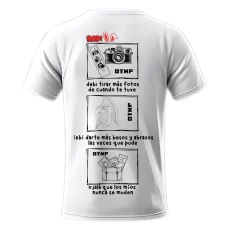 Playera Bad Bunny DTMF 03 Blanca