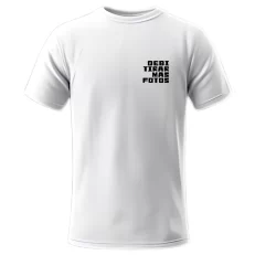 Playera Bad Bunny DTMF 08 Blanca - Frontal