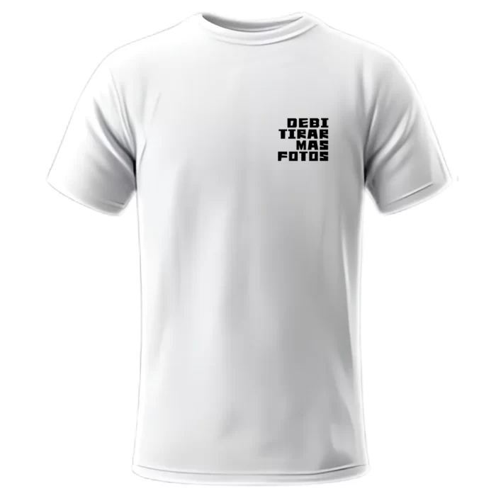 Playera Bad Bunny DTMF 08 Blanca - Frontal