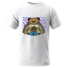 Playera Bad Bunny DTMF 09 Blanca