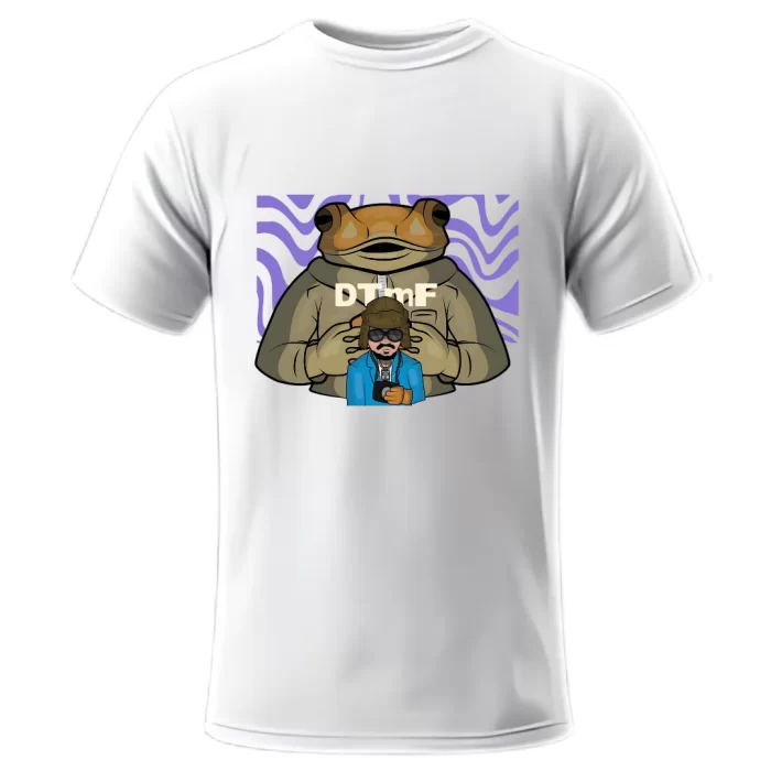 Playera Bad Bunny DTMF 09 Blanca