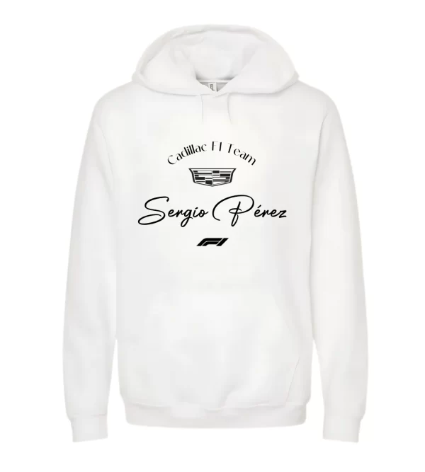 Sergio Pérez Cadillac F1 - Hoodie Blanca