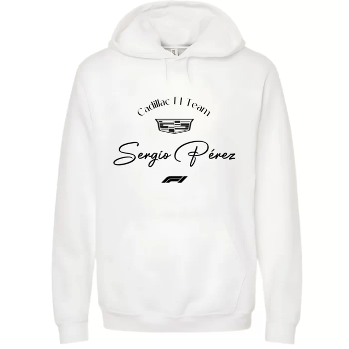Sergio Pérez Cadillac F1 - Hoodie Blanca