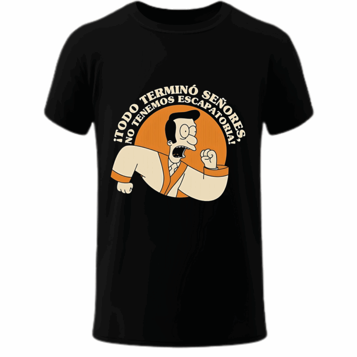 Todo Se Terminó Señores, No Tenemos Escapatoria - Playera