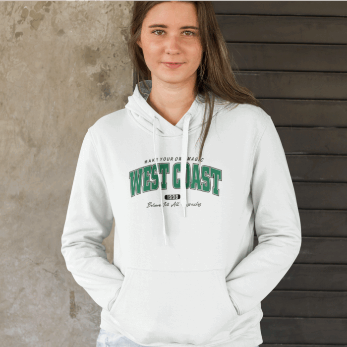 modelo hoodie west coast