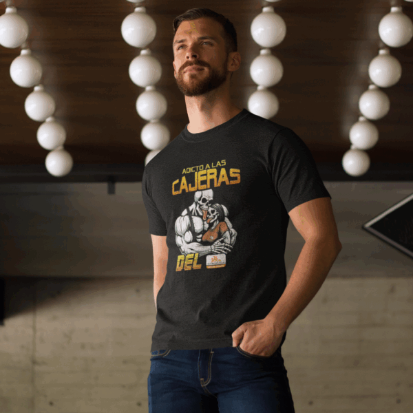 modelo playera adicto a las cajeras de Chedraui cua