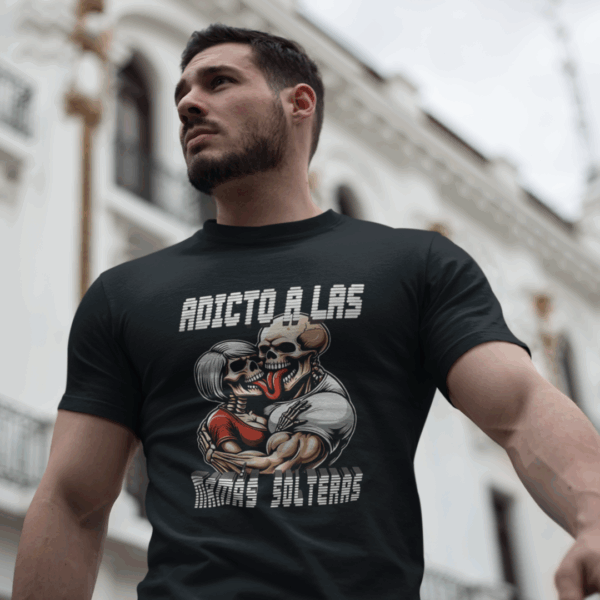 modelo playera adicto a las mamas solteras cua