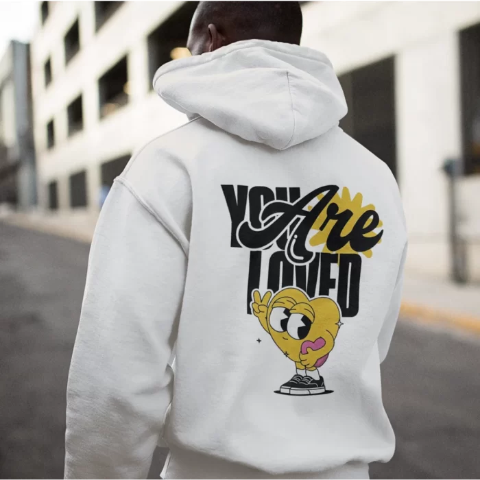 modelo you are loved hoodie