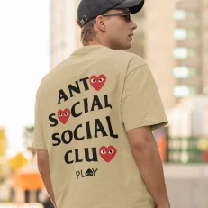 AntiSocial Social Club Hearts Blacks Modelo