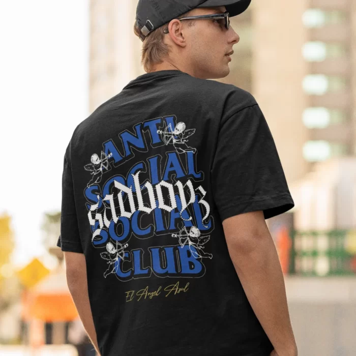 Antisocial Social Club El Ángel Azul Oversize Modelo