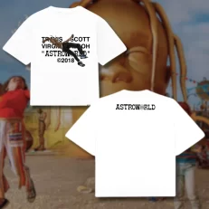 Boxy Fit Astroworld Travis Scott 02 - Blanca