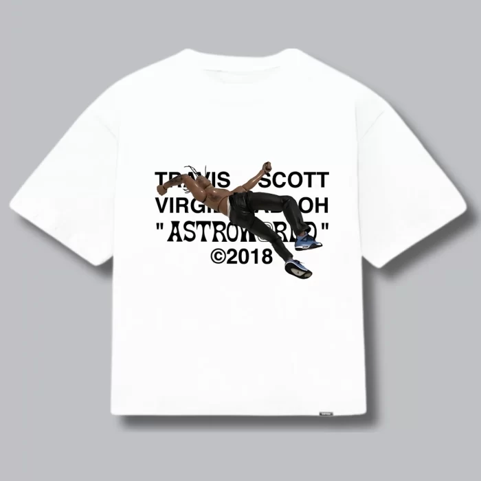 Boxy Fit Astroworld Travis Scott 02 - Blanca Frontal