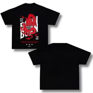 Boxy Fit Born To Burn - Negro
