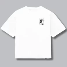 Boxy Fit Japanese Dragon - Blanca Frontal