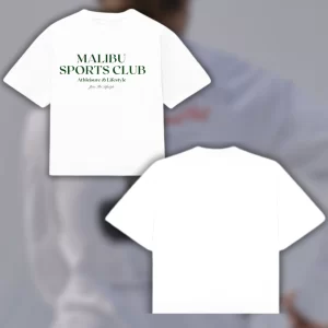 Boxy Fit Malibu Sports Club - Blanca