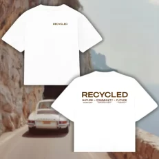 Boxy Fit Recycled- Blanca