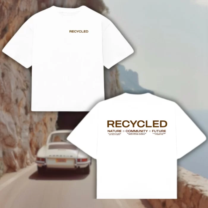 Boxy Fit Recycled- Blanca