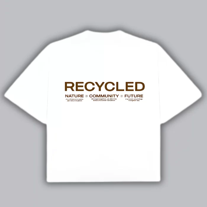 Boxy Fit Recycled - Blanca Espalda