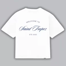 Boxy Fit Saint Tropez - Blanca Frontal