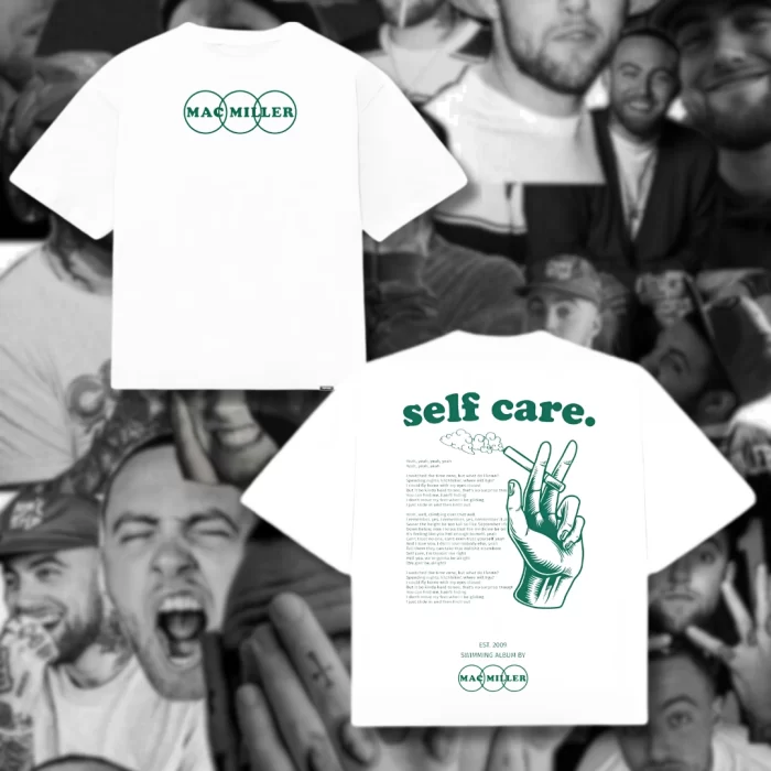 Boxy Fit Self Care Mac Miller - Rosa