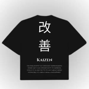 Boxy fit Kaisen - Negro Espalda