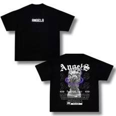 OverSize Angels Angels - Negro