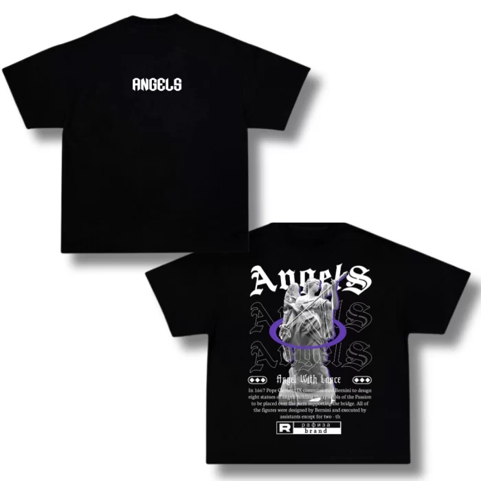 OverSize Angels Angels - Negro