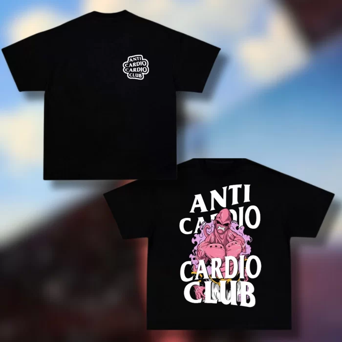 OverSize Anti Cardio Cardio Club Majin Boo - Negra