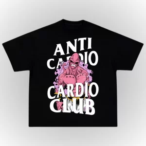 OverSize Anti Cardio Cardio Club Majin Boo - Negra Espalda