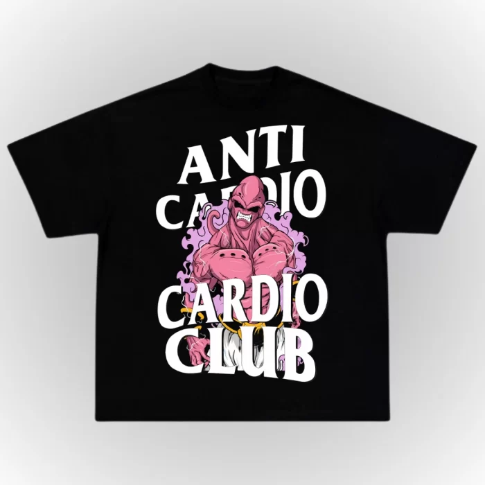 OverSize Anti Cardio Cardio Club Majin Boo - Negra Espalda