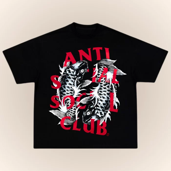 OverSize Antisocial Social Club Omasake - Negra Espalda