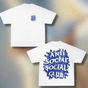 OverSize Antisocial Social Slime Blue - Blanca