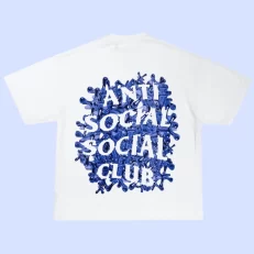 OverSize Antisocial Social Slime Blue - Blanca Espalda