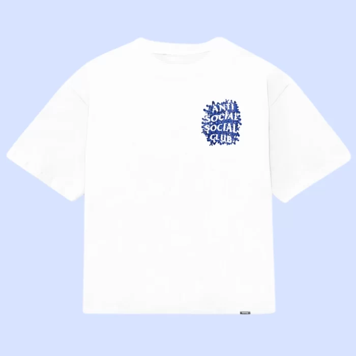 OverSize Antisocial Social Slime Blue - Blanca Frontal