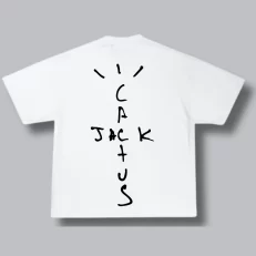 OverSize Cactus Jack Travis Scott - Blanca Espalda