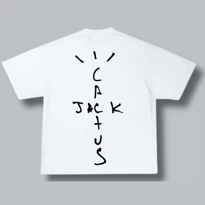 OverSize Cactus Jack Travis Scott - Blanca Espalda