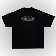 OverSize Kendrick Lamar Black & White - Negra Frontal